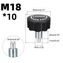 M16 M18 Pull Pin Spring Knob Universal Replacement Parts for Most Exercise Bikes Equipments for Home Gym Fitness Accessories