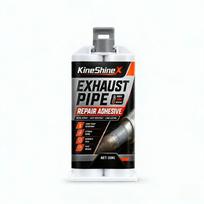 High-Temp Exhaust Repair Epoxy AB Glue Seal Cracks Leaks Muffler Metal Heat Resistant Putty Car Auto Fix 50ML