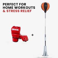 Premium Punching Bag, Cobra Bag for Boxing Agility Training Home Fitness Equipment Thickened Rod Reflex Bag Family Best Gift