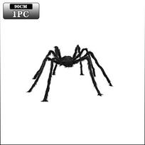 90-200cm Black Scary Giant Spider Huge Spider Web Halloween Decoration Props Haunted House Holiday Outdoor Giant Decoration Other