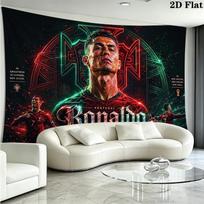 CR7 Sieninė gobelenas Estetiškas sienos kabinamas spausdintas audinio pledas Dekoratyviniai gobelenai miegamajam svetainei namų dekoravimui 180cm x 230cm