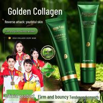 Plant Master Gold Collagen Firming Facial Mask black