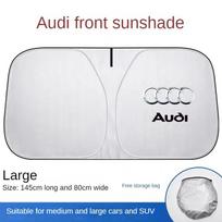New T Front Window Sunshade Shield Folding Windshield UV Block Cover For A1 A3 A4 A5 A7 A8 Q3 Q5 Q7 S3 S4 S5 S6 B6 B7 B8 B9 white