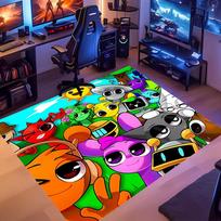 1pc Incredibox Sprunki Entrance Mat, Non-Slip Mat Area Rug,Room Decor, Outdoor Decor, Kitchen Rug,Doormat - Machine Washable, Easy to Clean 40cmx60cm