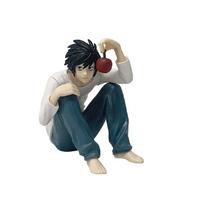 16Cm Anime Death Note Light Yagami/Ryuk Noodle Stopper Prize Figure Holding Apple Pvc Model Collectible Figurine For Collectors black