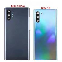 For Samsung Galaxy Note10 N970 Note 10 Plus N975 Back Battery Cover Rear  Housing Case Glass Panel With Camera Lens Parts Note 10P Blue