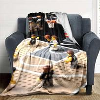 Lego Bricks Blanket Ultra-Soft Great for Livingroom Office Chair Sofa Four Seasons Multipurpose Warmthful Decor Gift for Travel Home Birthdays 80cmx120cm