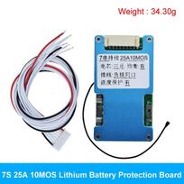 TZT BMS 7S 24V 15A 20A 25A  Li-ion Lmo Ternary Lithium 18650 Battery Charge Protection Board Balance And NTC Temperature Protect 2PCS