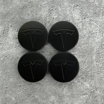 E2 Tesla automobilio aksesuaras originalus Model 3/Y/S/X 4 vnt. 56MM emblemos ratlankių dangteliai - Automobilio rato centrinės dalies dangtelis