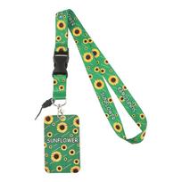 Plastic/Polyester ID Card Badge Holder Daisy Key Chain Aesthetically pleasing Key Rings  ID Card H