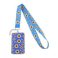 Plastic/Polyester ID Card Badge Holder Daisy Key Chain Aesthetically pleasing Key Rings  ID Card C