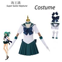 Anime Aino Minako Cosplay Kostiumas Super Jūreivė Neptūnas Jūreivės Uniforma Apranga Kalėdinė Vaidmenų Žaidimo Šventė Moterims Cos M white