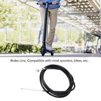 Water Proof Scooter Brake Cable for KUGOO M4 / M4 Pro Electric Scooters Scooter Maintenance Front gray