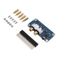 DAC Sound Card Board Fit for RasPi 5 4B 3B+ 3B Motherboard HiFi I2S DAC Sound Expansion Board with 3.5mm Earphone Port