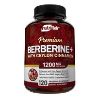 Berberine+ with Ceylon Cinnamon 1200mg Capsules, 120 Caps 120 Capsules