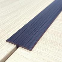 1pc Molding Floor Transition Strip for Tile to Laminate/Vinyl and Carpet, PVC Flat Divider Strip for Joining Flooring Gaps, Self 1m
