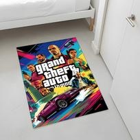 Grand Theft Auto (1) Rug Suitable For Living Rooms Bedrooms Computer Rooms Dining Areas And Placement Under Tables And Chairs Also An Ideal Choice For 50cmx80cm
