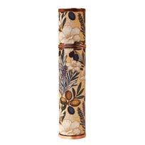 Refillable Floral Leather Spray Bottle Reusable Empty Atomizer Elegant Cosmetic Container  Home 10ml Style 1