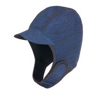 Helmet Swimwear Surfing Brim Elastic Head Cover Diving Hat Ear Protect Swim Pool Hat Swimming Caps mėlyna