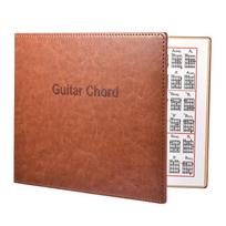 6 String Chord Chart Book PU+Paper Acoustic Guitar Chord Book Guitar Chord Book  For Guitarists