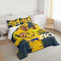 CR7 Al Nassr Football Club Bedding set, Bedding set (1 duvet cover, 2 pillowcases, duvet not included) 140x200cm