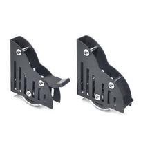 DIYHD Rolling Library Ladder Floor Rollers,Black Bottom Wheels with Brake