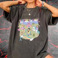 System Of A Down T-Shirt / Metal Music Shirt / Unisex Rocker Clothing / SOAD Shirt / System Down Cartoon Shirt / System Of A Down Merch 150 gray