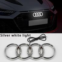 LED Logo Light 249 273 285mm Front Grille Static White Light Waterproof For W3 A3 A4 A5 A6 A7 A8 S3 S4 S5 S6 S7 TT Car Style RW8 249mm