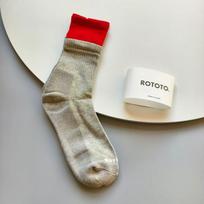 Rototo Unisex Sports Socks Terry Sole Color Block High Tube Basketball Sweat Absorbent 8 gray