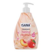 Isana Peeling Peach Hand Soap 500Ml white