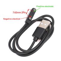 Universalus išmaniojo laikrodžio įkroviklio laidas Magnetinis įkrovimo kabelis 2 kontaktų 4 kontaktų USB įkroviklis išmaniajam laikrodžiui 7,62 mm 2,54 mm 4 mm įkrovimo kabelis 7.62mm 2Pin