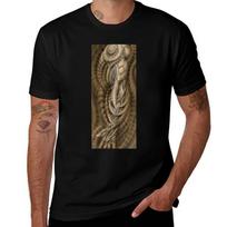 Hr Giger Tribute Arm Tshirt Odor Resistant Short Sleeve Top Tshirt 3XL black