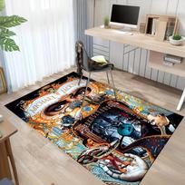 Michael Jackson Dangerous Tour Carpet For Playroom Bedroom Living Room Sofa Home Decorkids Game Area Rug Nonslip Floor Mat 60cmx90cm