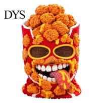 Balaclava for Winter Funny Food Knit Adults, Novelty Burger Chips Popcorn Shaped Face Masque Skiing Ski Masque, Warm Full Men Women Snow Goggles C multi