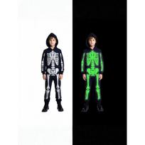 Helovino šviečiantis tamsoje skeletas kostiumas Vaikams vakarėlio Cosplay apranga 120cm black