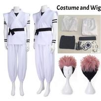 Ryomen Sukuna Cosplay Kostiumas Jujutsu Kaisen Anime Kimono Apranga Pilnas Rinkinys Tatuiruočių Lipdukai Helovino Šventės Vaidmenų Žaidimo Kostiumas L gray