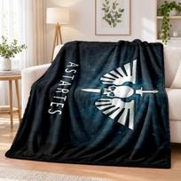 Warhammer 40K Flannel Throw Blanket Soft Warm Cozy For Sofa Bed Indoor Home Bedroom Use 150cmx180cm