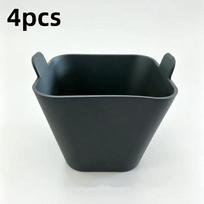 4Pcs Ramekins For Air Fryer Silicone Muffin Cases Nonstick Egg Poacher Silicone Mould Bakeware Easy Release Baking B2