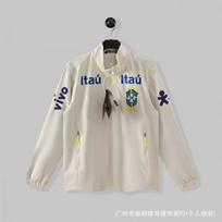 Brazil Soccer Training Jacket Neymar Same Style Warm Windproof Waterproof Team Sports Top M