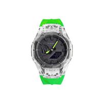CASIO Unisex Liquid Crystal/Analog Dual Display Series 48.5mm Black Watch GA-2100-1A1(Watch8--) Regular Watch Box