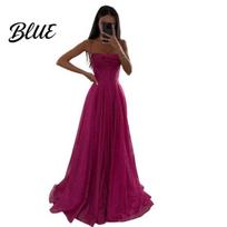 Bridal Wedding Dress Prom Party Evening Backless Spaghetti Strap Sequin Dramatic Gown Sleeveless A-line Floor M