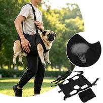 Safety Adjustable Strap Dog Lift Harness Portable Legs Support Dog Sling Carrier Thicken Handle Oxford Pet Lifting Vest Elderly XL juoda