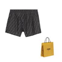 FENDI Vyriškos maudymosi šortai Techninis audinys Juodi FXB077A79FF0P9B 46 black