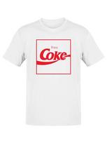 Officially Licensed Coca-Cola Enjoy Coke Classic Logo Retro Men's T-shirt M red