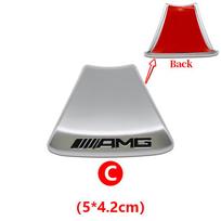 3D ABS Automobilio Vairo Ženklelis Lipdukas Emblema Mercedes Benz AMG W205 W206 W177 W168 W108 AMG W176 W204 W212 Priedai