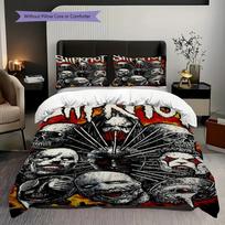 Slipknot Dark Powerful Threepiece Set 1 Duvet Cover 2 Pillowcase Without Core Bedding Set Duvet Cover And Pillowcase Soft And Comfortable 140x200cm