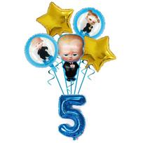 The Boss Baby Cartoon Birthday Party Decorations Backdrop Banner Plates Cup Napkin Tablecloth Balloon Boy Girl Party Baby Shower
