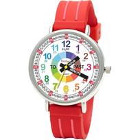 Kiddus Kids English Dial Children's Wristwatch Analog Waterproof Gift for Boys and Girls 6 Years and Older Educational Graduation Entrance Celebration gray