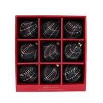 Foam Gift Box Ornament Hanging Hanging Christmas Ornament  Holiday Scene Decor 9Pcs/Set B