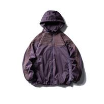 BLACKARMADA Unisex vandeniui atspari spalvų blokų striukė su gobtuvu M gray